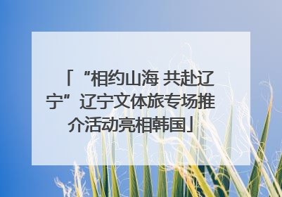 “相约山海 共赴辽宁”辽宁文体旅专场推介活动亮相韩国