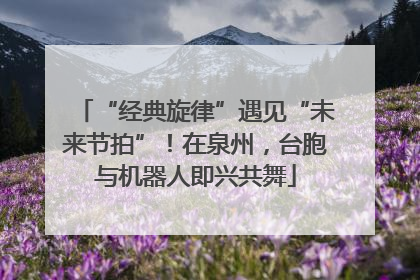 “经典旋律”遇见“未来节拍”！在泉州，台胞与机器人即兴共舞