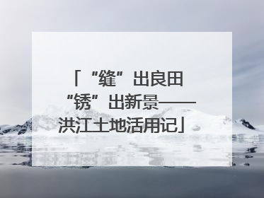 “缝”出良田 “锈”出新景——洪江土地活用记