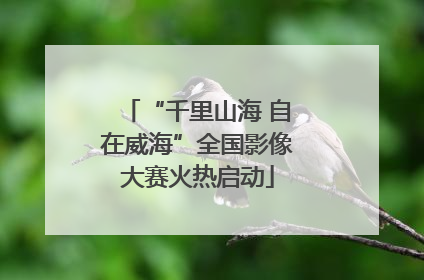 “千里山海 自在威海”全国影像大赛火热启动