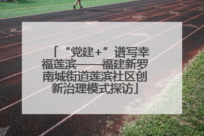 “党建+”谱写幸福莲滨——福建新罗南城街道莲滨社区创新治理模式探访