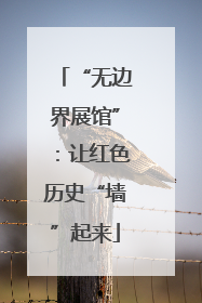 “无边界展馆”：让红色历史“墙”起来