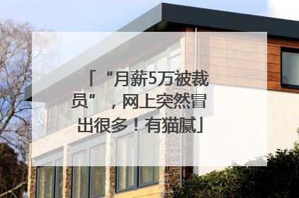 “月薪5万被裁员”，网上突然冒出很多！有猫腻
