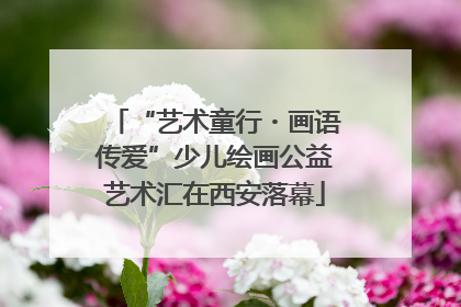 “艺术童行・画语传爱”少儿绘画公益艺术汇在西安落幕