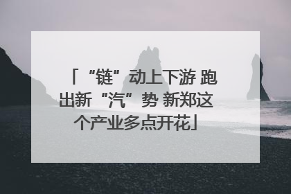 “链”动上下游 跑出新“汽”势 新郑这个产业多点开花