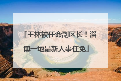 王林被任命副区长！淄博一地最新人事任免