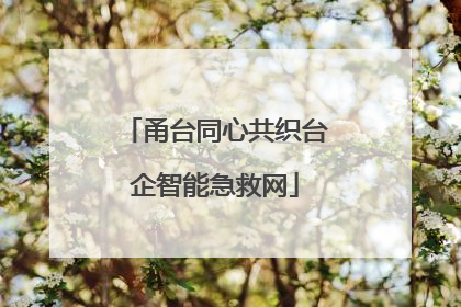甬台同心共织台企智能急救网
