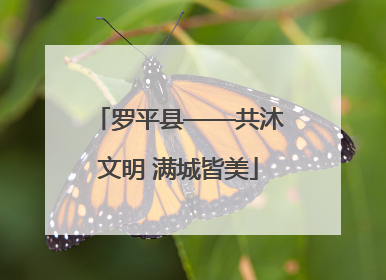 罗平县——共沐文明 满城皆美
