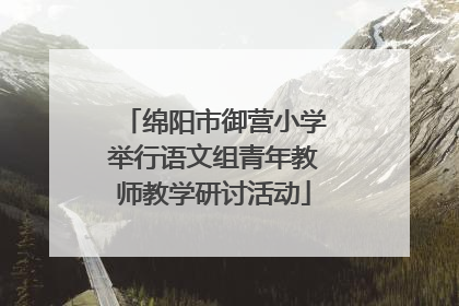 绵阳市御营小学举行语文组青年教师教学研讨活动