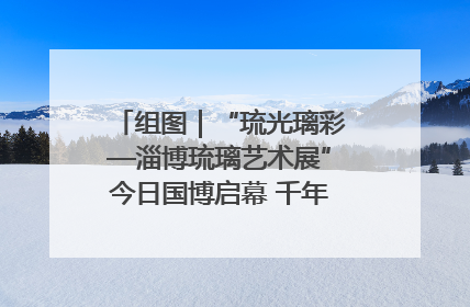 组图｜“琉光璃彩—淄博琉璃艺术展”今日国博启幕 千年窑火绽放京城
