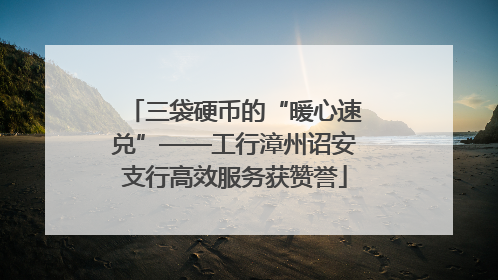 三袋硬币的“暖心速兑”——工行漳州诏安支行高效服务获赞誉