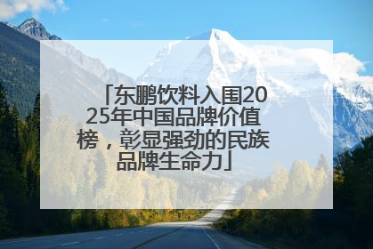 东鹏饮料入围2025年中国品牌价值榜，彰显强劲的民族品牌生命力