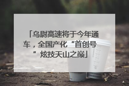 乌尉高速将于今年通车，全国产化“首创号”炫技天山之巅