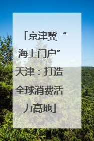 京津冀“海上门户”天津：打造全球消费活力高地