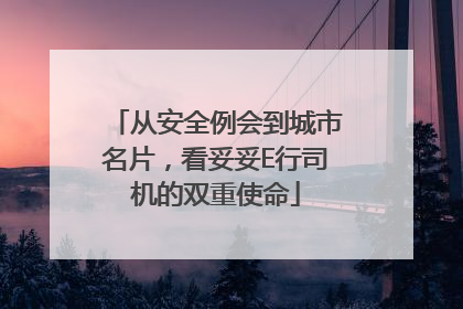 从安全例会到城市名片，看妥妥E行司机的双重使命