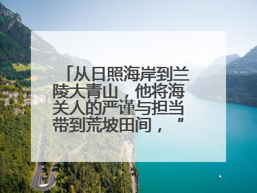 从日照海岸到兰陵大青山，他将海关人的严谨与担当带到荒坡田间，“国门卫士”刘磊——让艾草长成“生钱草”