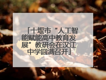 十堰市“人工智能赋能高中教育发展”教研会在汉江中学圆满召开