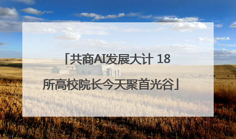 共商AI发展大计 18所高校院长今天聚首光谷