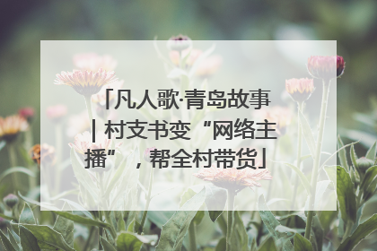 凡人歌·青岛故事｜村支书变“网络主播”，帮全村带货