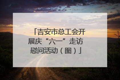 吉安市总工会开展庆“六一”走访慰问活动（图）