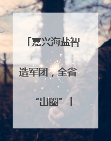 嘉兴海盐智造军团，全省“出圈”