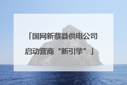 国网新蔡县供电公司启动营商“新引擎”