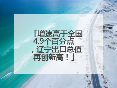 增速高于全国4.9个百分点，辽宁出口总值再创新高！