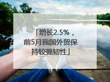 增长2.5%，前5月我国外贸保持较强韧性