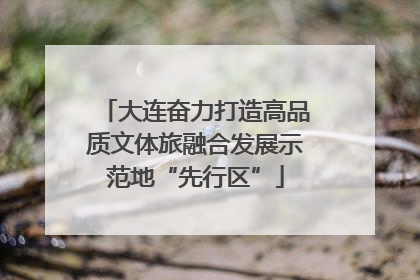 大连奋力打造高品质文体旅融合发展示范地“先行区”