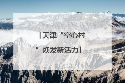 天津“空心村”焕发新活力