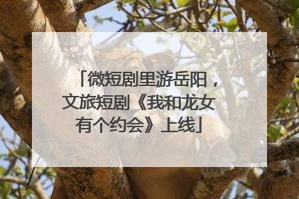 微短剧里游岳阳，文旅短剧《我和龙女有个约会》上线