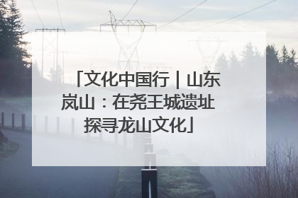 文化中国行｜山东岚山：在尧王城遗址探寻龙山文化