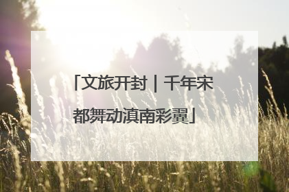 文旅开封｜千年宋都舞动滇南彩翼
