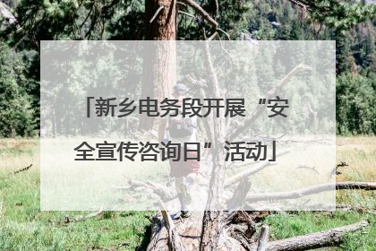 新乡电务段开展“安全宣传咨询日”活动