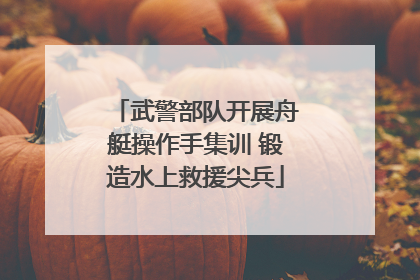武警部队开展舟艇操作手集训 锻造水上救援尖兵