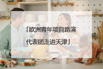 欧洲青年项目路演代表团走进天津