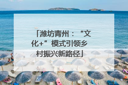 潍坊青州：“文化+”模式引领乡村振兴新路径