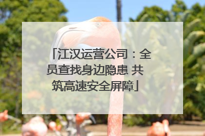 江汉运营公司：全员查找身边隐患 共筑高速安全屏障