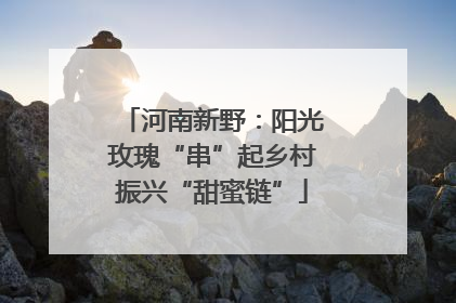 河南新野：阳光玫瑰“串”起乡村振兴“甜蜜链”