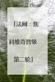 法网：焦科维奇晋级第二轮