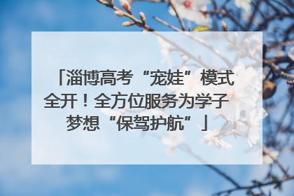 淄博高考“宠娃”模式全开！全方位服务为学子梦想“保驾护航”