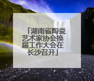 湖南省陶瓷艺术家协会换届工作大会在长沙召开