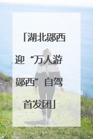 湖北郧西迎“万人游郧西”自驾首发团