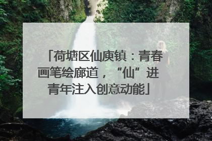 荷塘区仙庾镇：青春画笔绘廊道，“仙”进青年注入创意动能