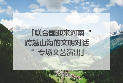 联合国迎来河南“跨越山海的文明对话”专场文艺演出