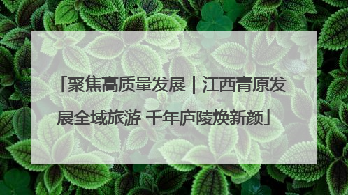 聚焦高质量发展｜江西青原发展全域旅游 千年庐陵焕新颜