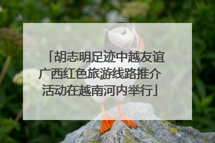 胡志明足迹中越友谊广西红色旅游线路推介活动在越南河内举行