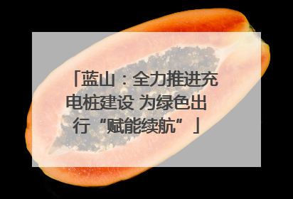 蓝山：全力推进充电桩建设 为绿色出行“赋能续航”