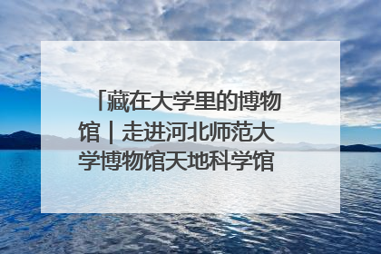 藏在大学里的博物馆｜走进河北师范大学博物馆天地科学馆：在校园里赴一场“宇宙之约”