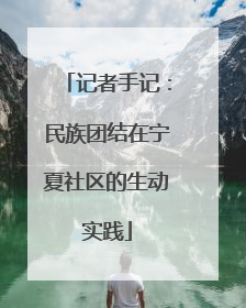 记者手记：民族团结在宁夏社区的生动实践